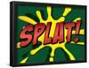 Splat! Comic Pop-Art Art Print Poster-null-Framed Poster