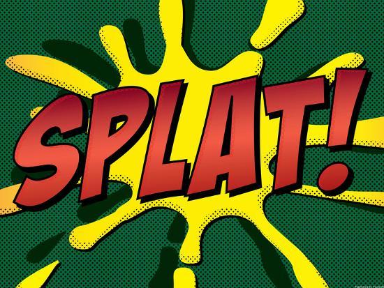 Splat! Comic Pop-Art Art Print Poster | AllPosters.com