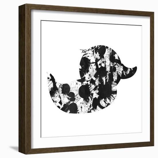 Splatter Duck-OnRei-Framed Art Print