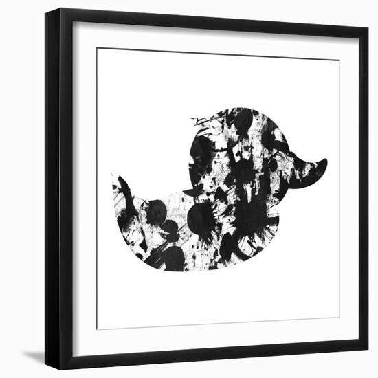 Splatter Duck-OnRei-Framed Art Print