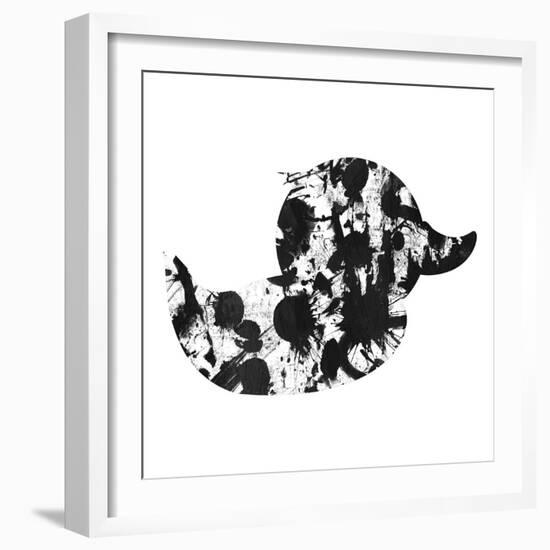 Splatter Duck-OnRei-Framed Art Print