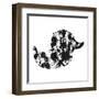 Splatter Duck-OnRei-Framed Art Print