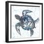 Splatter Turtle-Kimberly Allen-Framed Art Print