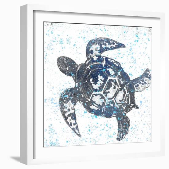 Splatter Turtle-Kimberly Allen-Framed Art Print