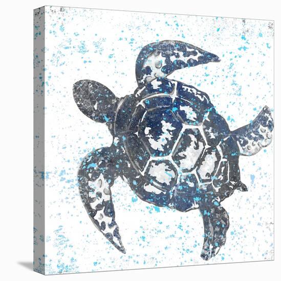 Splatter Turtle-Kimberly Allen-Stretched Canvas