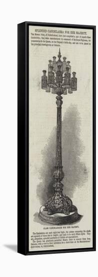 Splendid Candelabra for Her Majesty-null-Framed Stretched Canvas