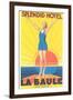 Splendid Hotel, La Baule-null-Framed Art Print