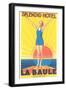 Splendid Hotel, La Baule-null-Framed Art Print