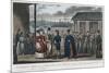 Splendid Jem' Amongst the Convicts in the Naval Dock Yard at Chatham, Kent, 1821-Isaac Robert Cruikshank-Mounted Giclee Print
