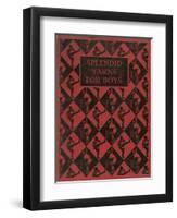 Splendid Yarns for Boys Book Cover-null-Framed Art Print