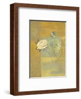 Splendor in Gold-Muriel Verger-Framed Art Print