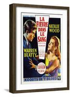 Splendor in the Grass, Belgian Movie Poster, 1961-null-Framed Art Print