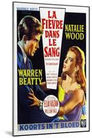 Splendor in the Grass, Belgian Movie Poster, 1961-null-Mounted Art Print