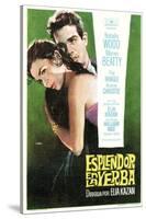 Splendor in the Grass, Spanish Movie Poster, 1961-null-Stretched Canvas
