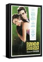 Splendor in the Grass, Spanish Movie Poster, 1961-null-Framed Stretched Canvas
