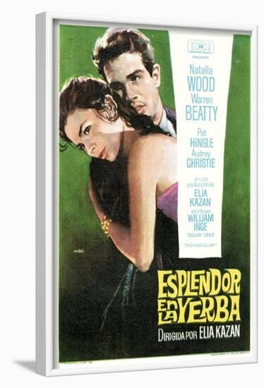 Splendor in the Grass, Spanish Movie Poster, 1961-null-Framed Art Print