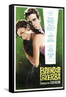 Splendor in the Grass, Spanish Movie Poster, 1961-null-Framed Stretched Canvas