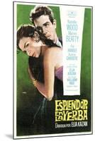 Splendor in the Grass, Spanish Movie Poster, 1961-null-Mounted Art Print