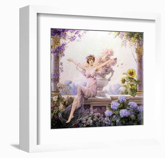 Splendor of Spring Flowers-Louise Abbema-Framed Art Print