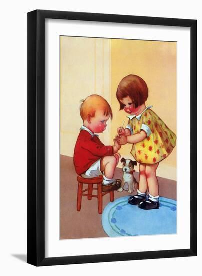 Splinter. Ouch!-Mildred Plew Merryman-Framed Art Print