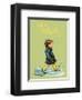 Splish Splash Splosh - Alfie Illustrated Print-Shirley Hughes-Framed Art Print