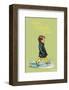 Splish Splash Splosh - Alfie Illustrated Print-Shirley Hughes-Framed Giclee Print