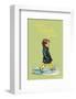 Splish Splash Splosh - Alfie Illustrated Print-Shirley Hughes-Framed Giclee Print