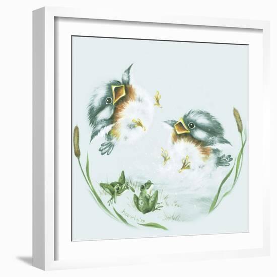 Splish Splash-Peggy Harris-Framed Giclee Print