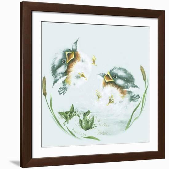 Splish Splash-Peggy Harris-Framed Giclee Print