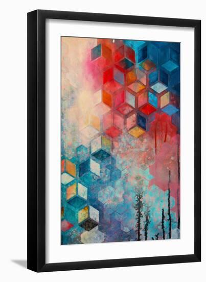 Split Asanoha II-Heather Robinson-Framed Art Print