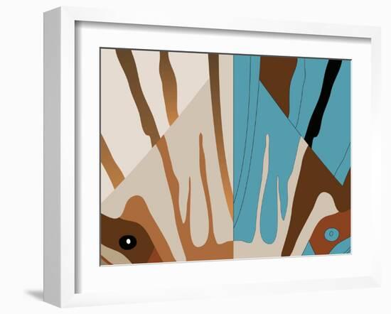 Split Celia-Belen Mena-Framed Giclee Print