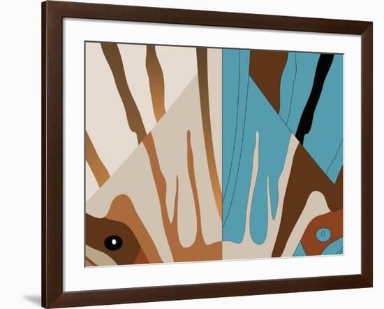 Split Celia-Belen Mena-Framed Giclee Print