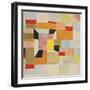 Split Coloured Rectangles; Aufgeteilte Farbvierecke, 1921-Paul Klee-Framed Giclee Print