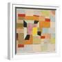 Split Coloured Rectangles; Aufgeteilte Farbvierecke, 1921-Paul Klee-Framed Giclee Print