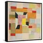 Split Coloured Rectangles-Paul Klee-Framed Stretched Canvas