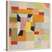 Split Coloured Rectangles-Paul Klee-Stretched Canvas