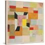 Split Coloured Rectangles-Paul Klee-Stretched Canvas