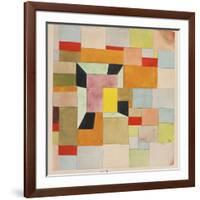 Split Coloured Rectangles-Paul Klee-Framed Giclee Print