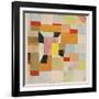 Split Coloured Rectangles-Paul Klee-Framed Giclee Print