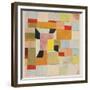 Split Coloured Rectangles-Paul Klee-Framed Giclee Print