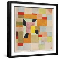 Split Coloured Rectangles-Paul Klee-Framed Giclee Print