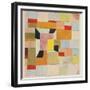 Split Coloured Rectangles-Paul Klee-Framed Giclee Print