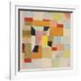 Split Coloured Rectangles-Paul Klee-Framed Premium Giclee Print