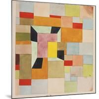 Split Coloured Rectangles-Paul Klee-Mounted Premium Giclee Print