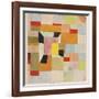 Split Coloured Rectangles-Paul Klee-Framed Premium Giclee Print