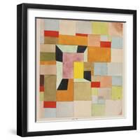 Split Coloured Rectangles-Paul Klee-Framed Premium Giclee Print