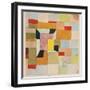 Split Coloured Rectangles-Paul Klee-Framed Premium Giclee Print