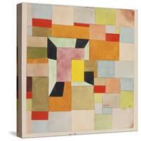 Split Coloured Rectangles-Paul Klee-Stretched Canvas