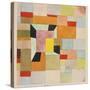Split Coloured Rectangles-Paul Klee-Stretched Canvas