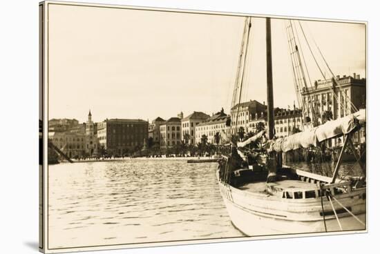 Split - Croatia - the Harbour-null-Stretched Canvas